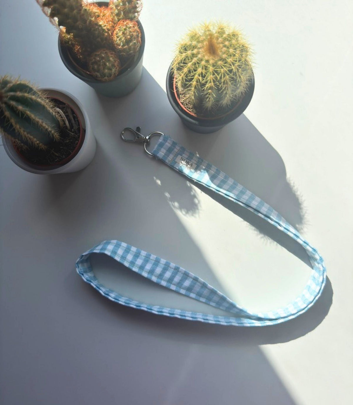Lanyard Vichy azul