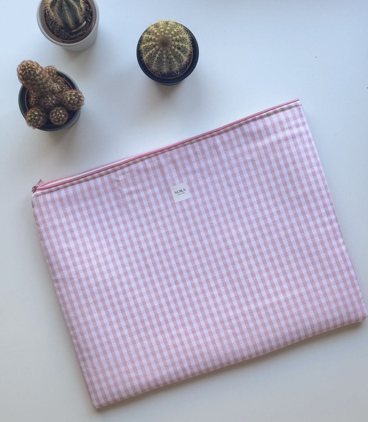 Funda Portatil Vichy Rosa