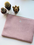 Funda ordenador + Neceser Rosa