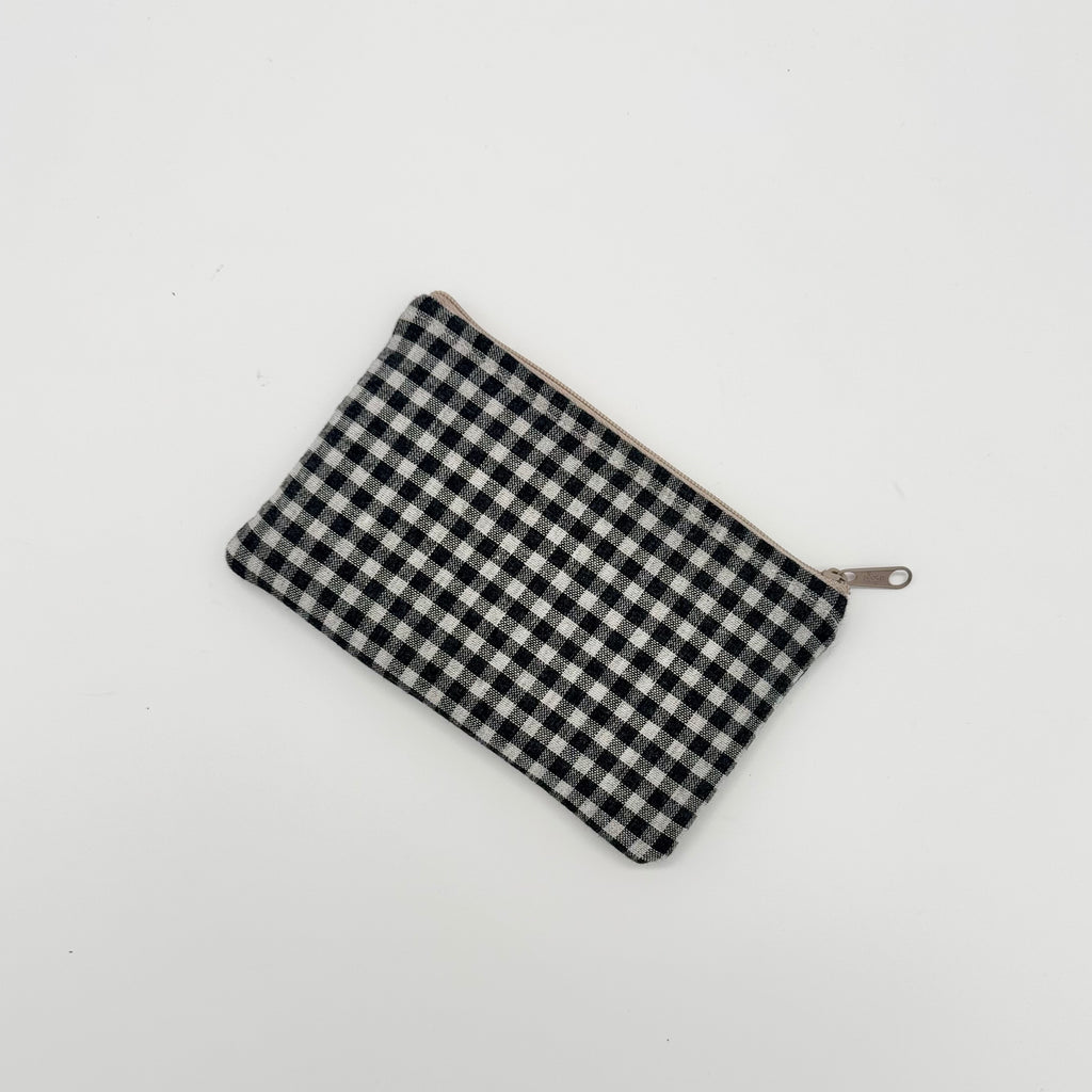 Monedero Vichy Blanco y Negro