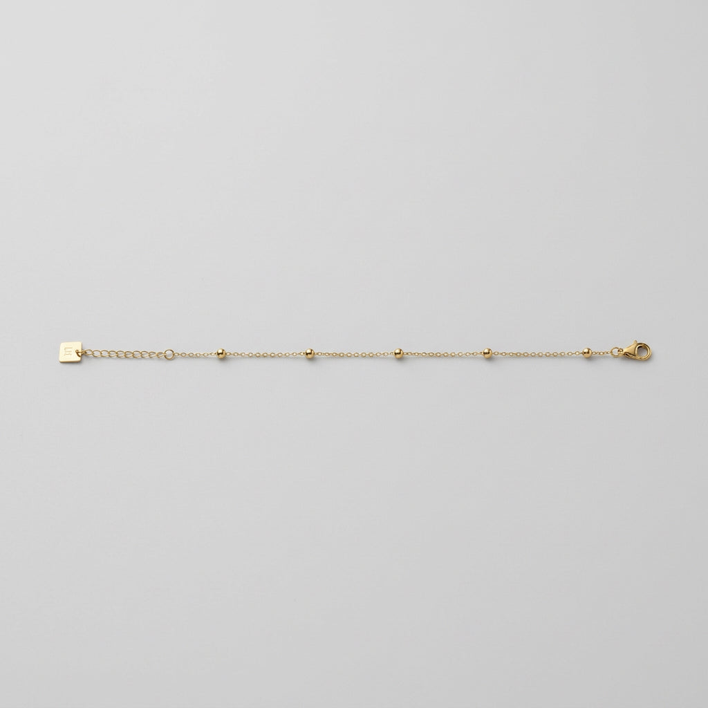 Pulsera de bolitas de acero inoxidable