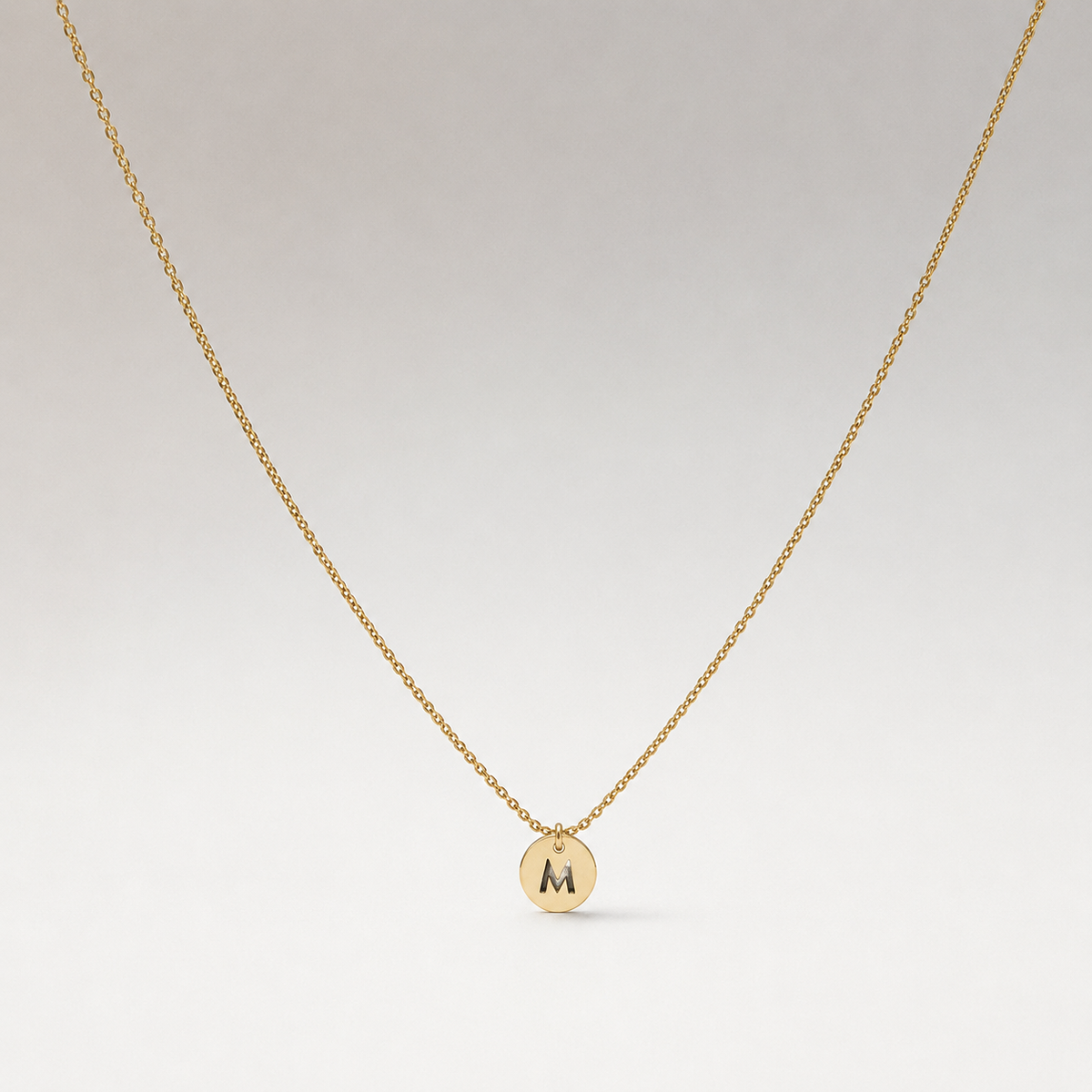 Collar Alma · Inicial personalizada Dorado