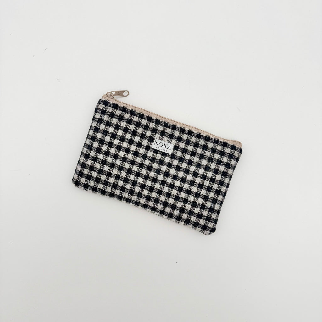 Monedero Vichy Blanco y Negro