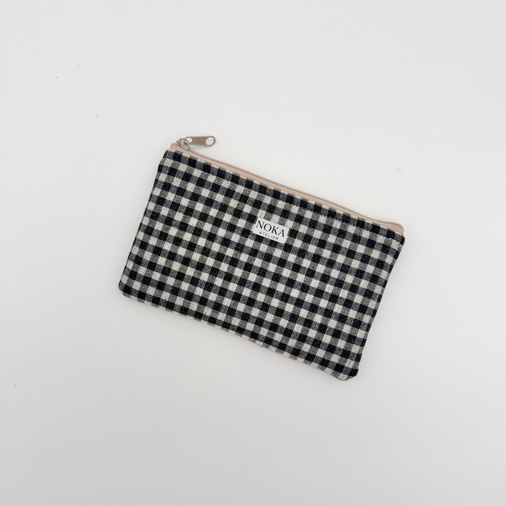 Monedero Vichy Blanco y Negro