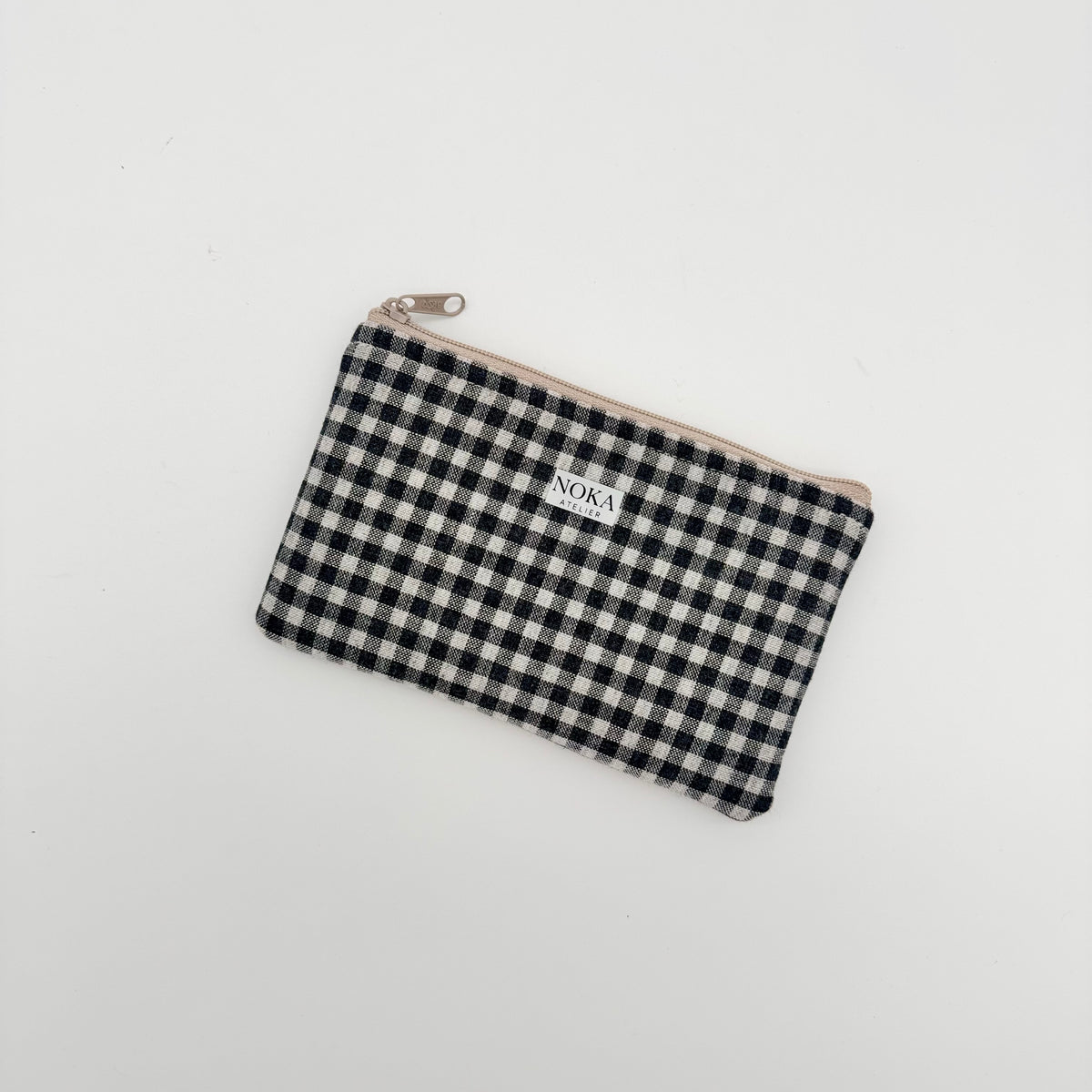 Monedero Vichy Blanco y Negro