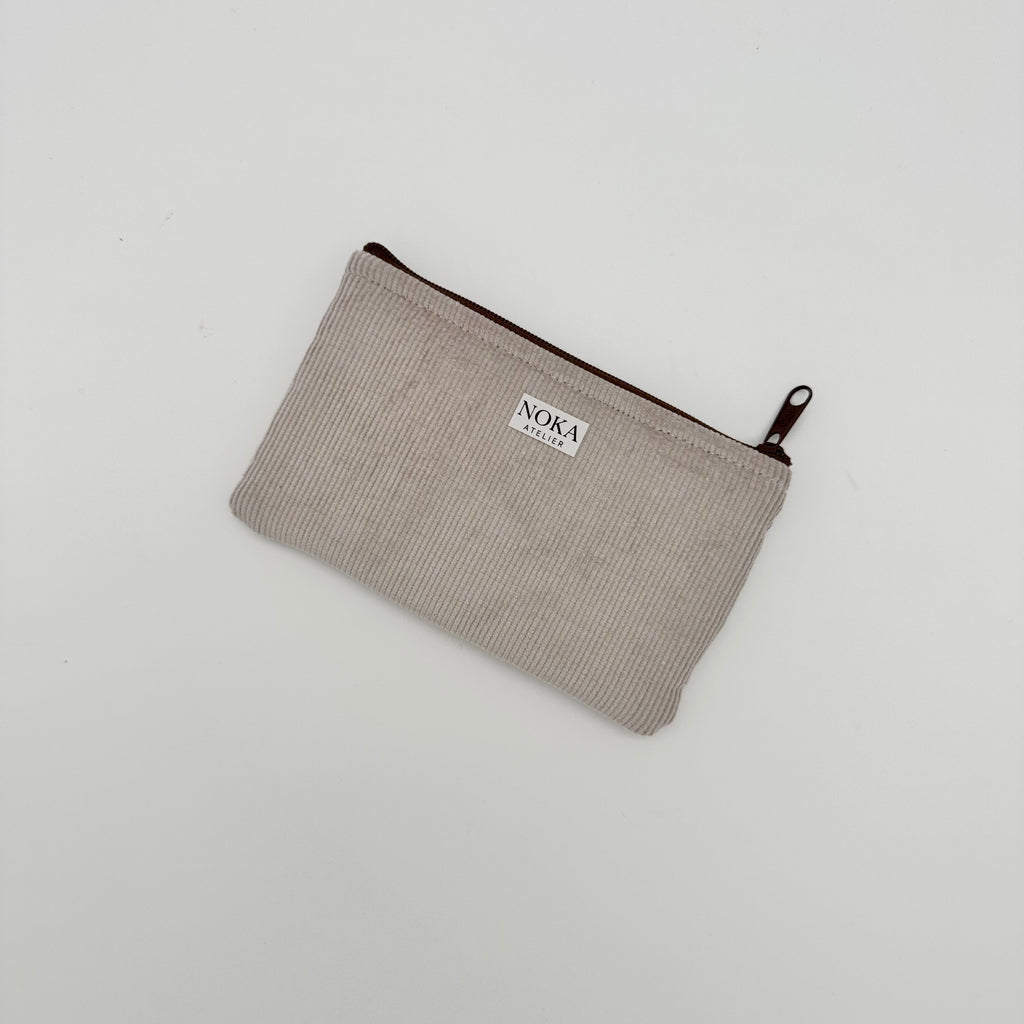 Monedero Micro pana crudo