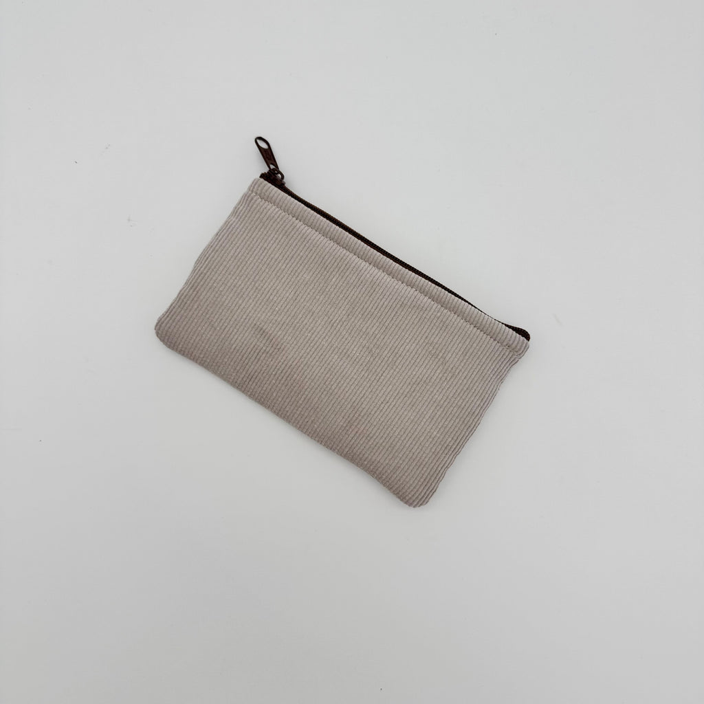 Monedero Micro pana crudo