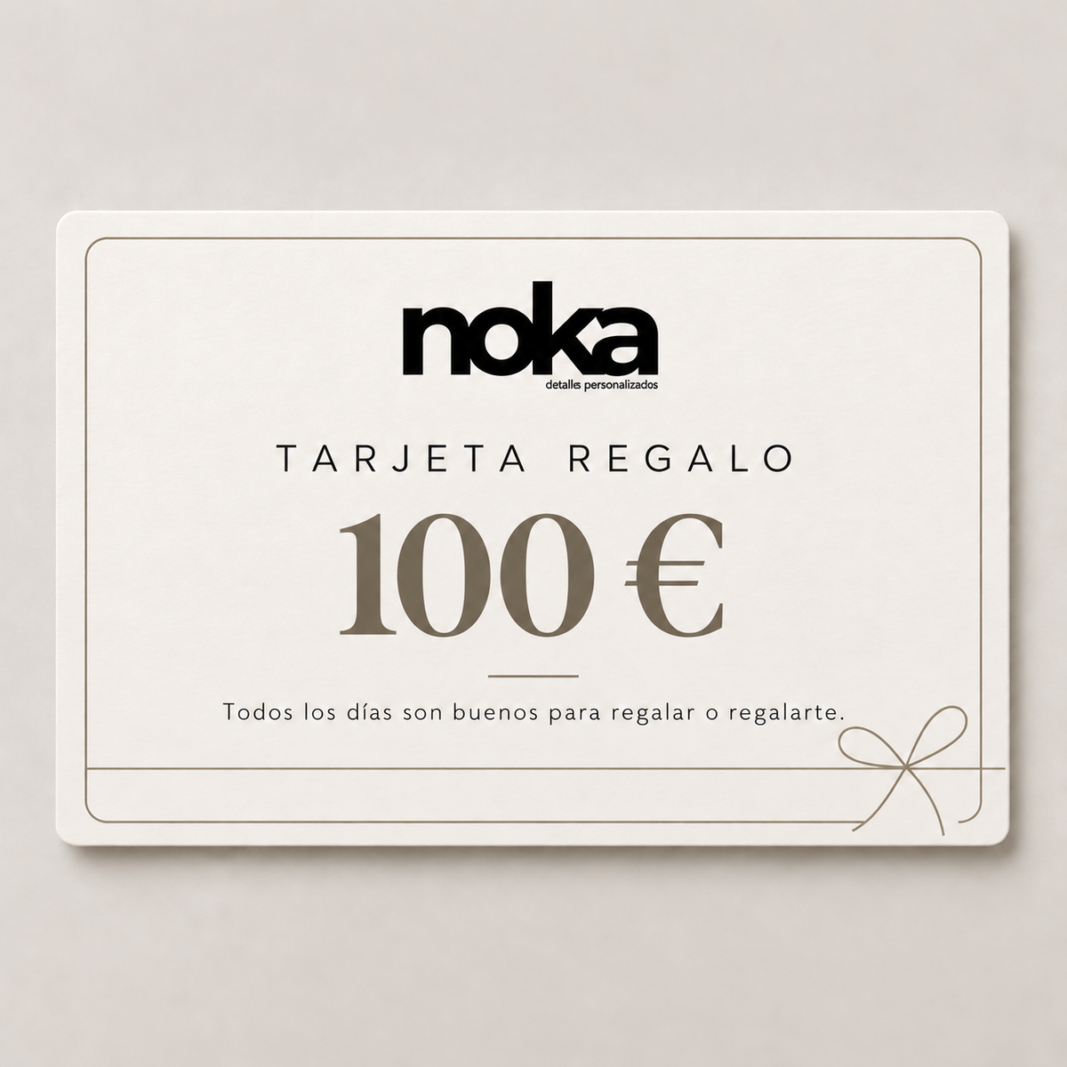Tarjeta regalo Noka